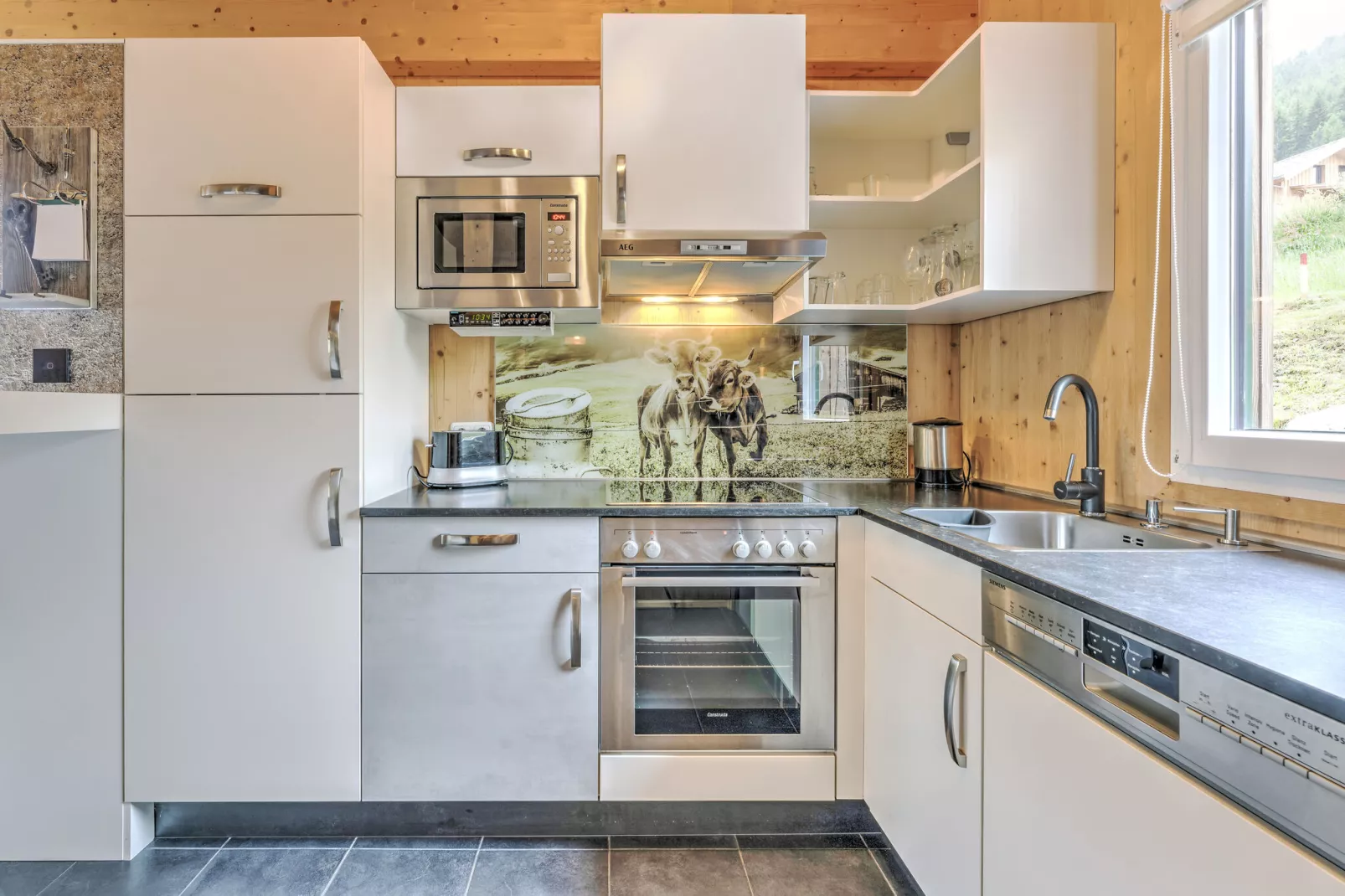 Chalet Zwoade Hoamad-Kitchen