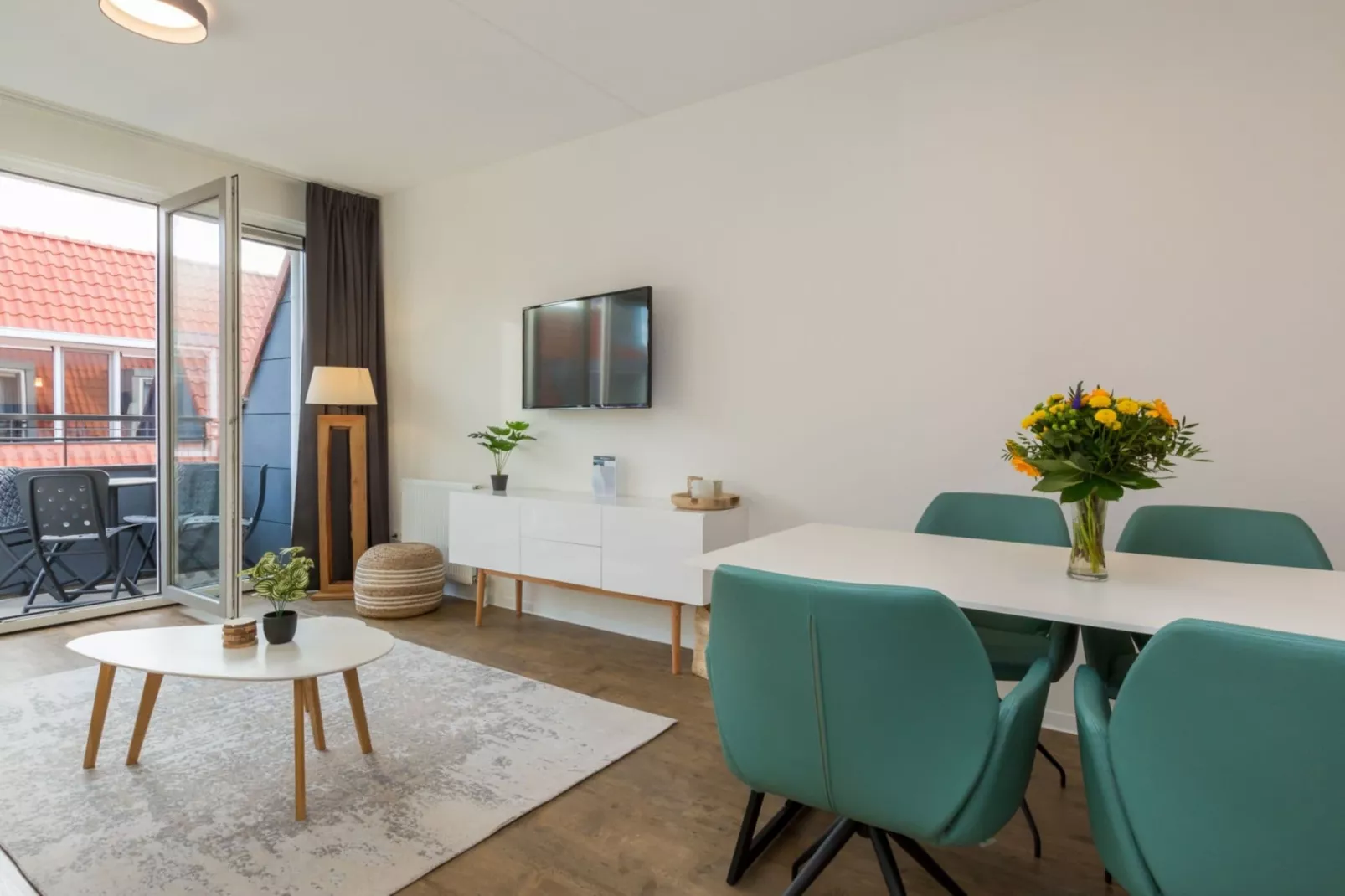 Aparthotel Zoutelande - 4 pers luxe appartement-Living room