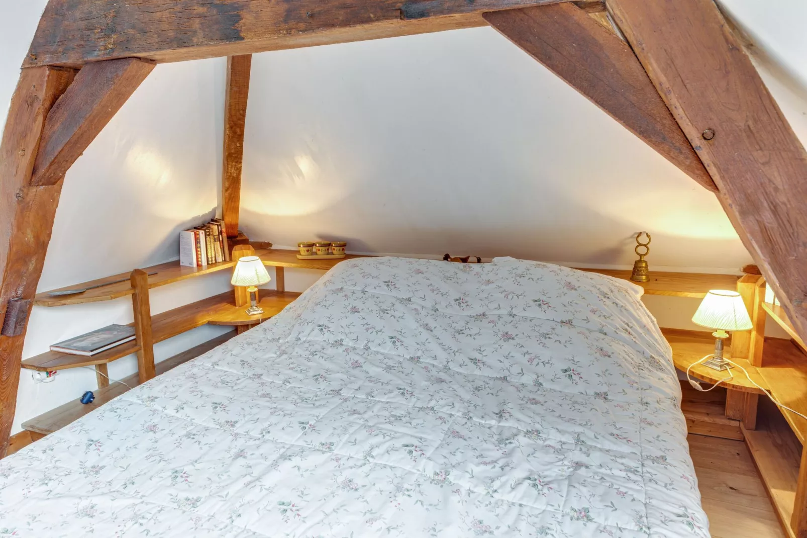 Maison de vacances St Laurent des Mortiers-Schlafzimmer