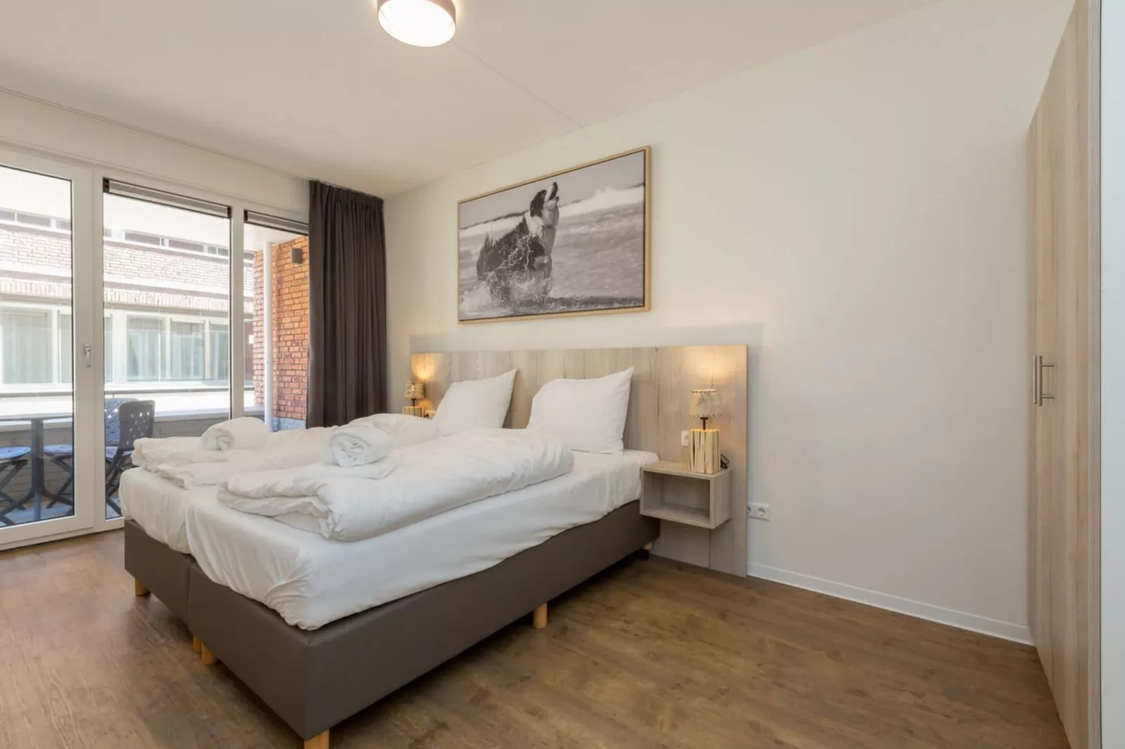 Aparthotel Zoutelande - 4 pers luxe appartement - huisdier-Bedroom