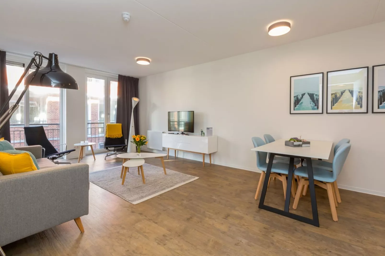 Aparthotel Zoutelande - Luxe 3-persoons comfort appartement-Living room
