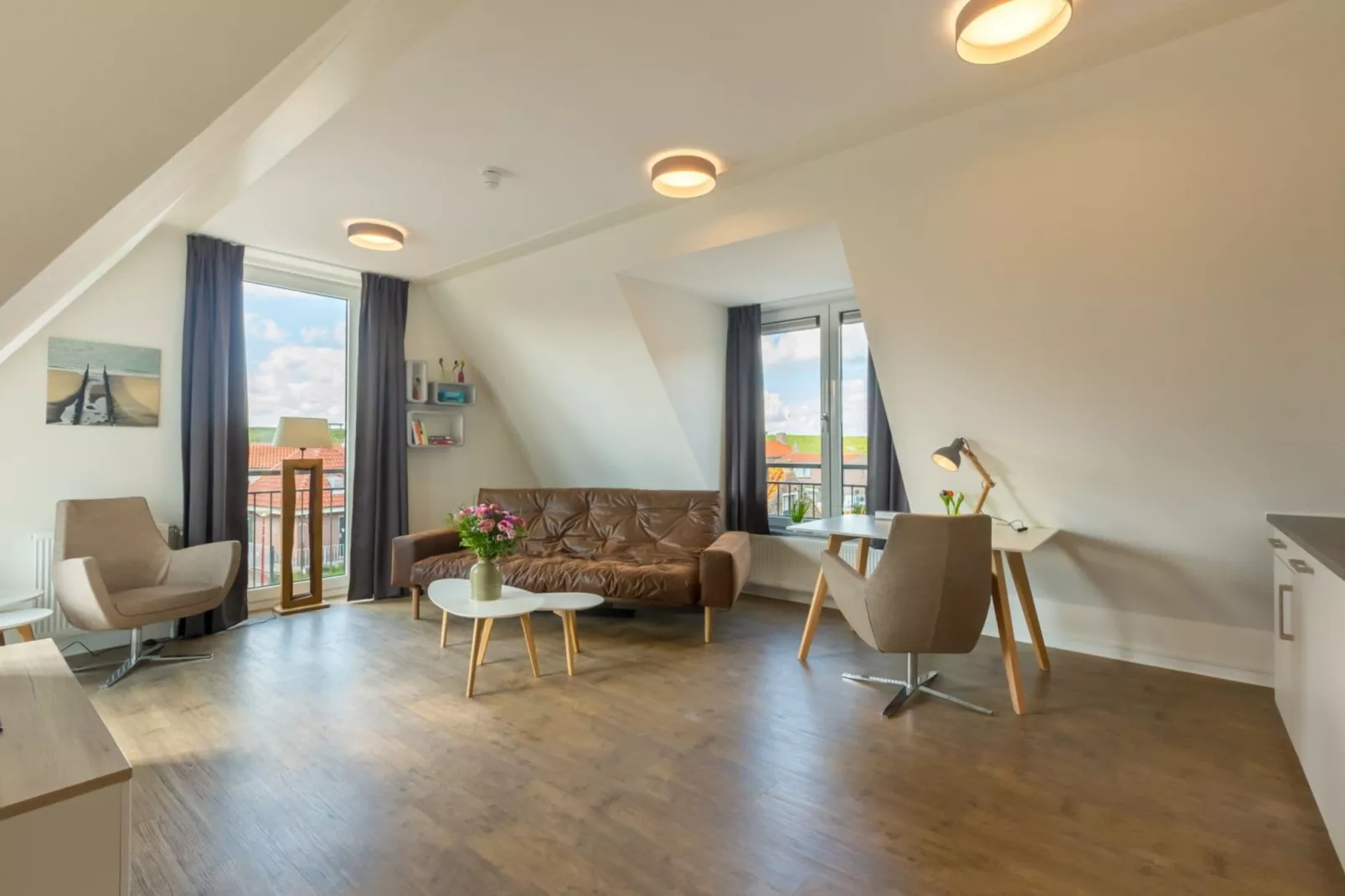 Aparthotel Zoutelande - 5 pers luxe appartement-Living room