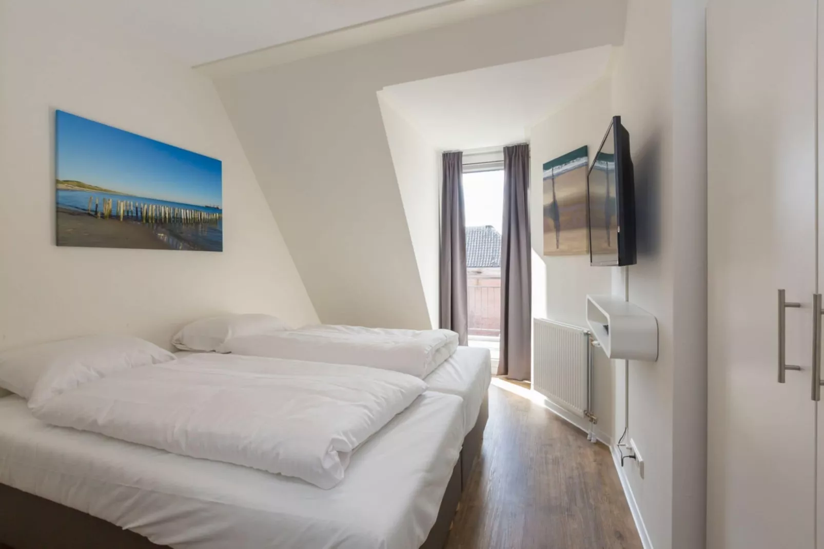 Aparthotel Zoutelande - 5 pers luxe appartement-Bedroom