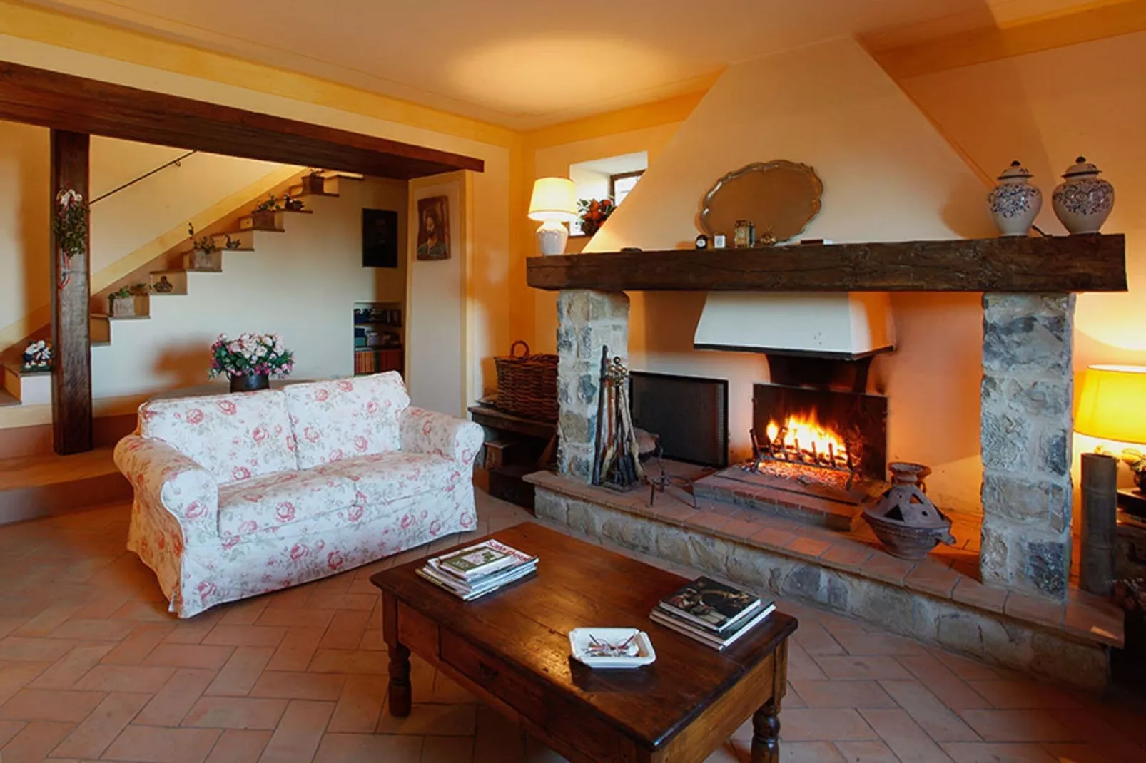 Villa La Felce-Living room