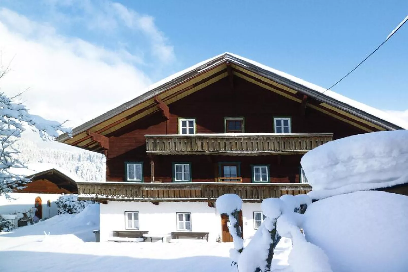 Ferienhaus am Wilden Kaiser-Exterior winter