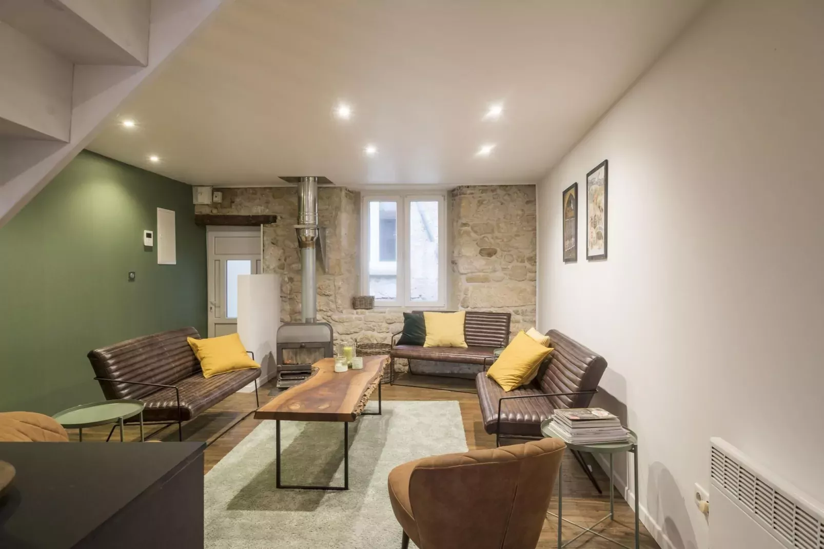 Lovely holiday home near Joset Alain-Living room