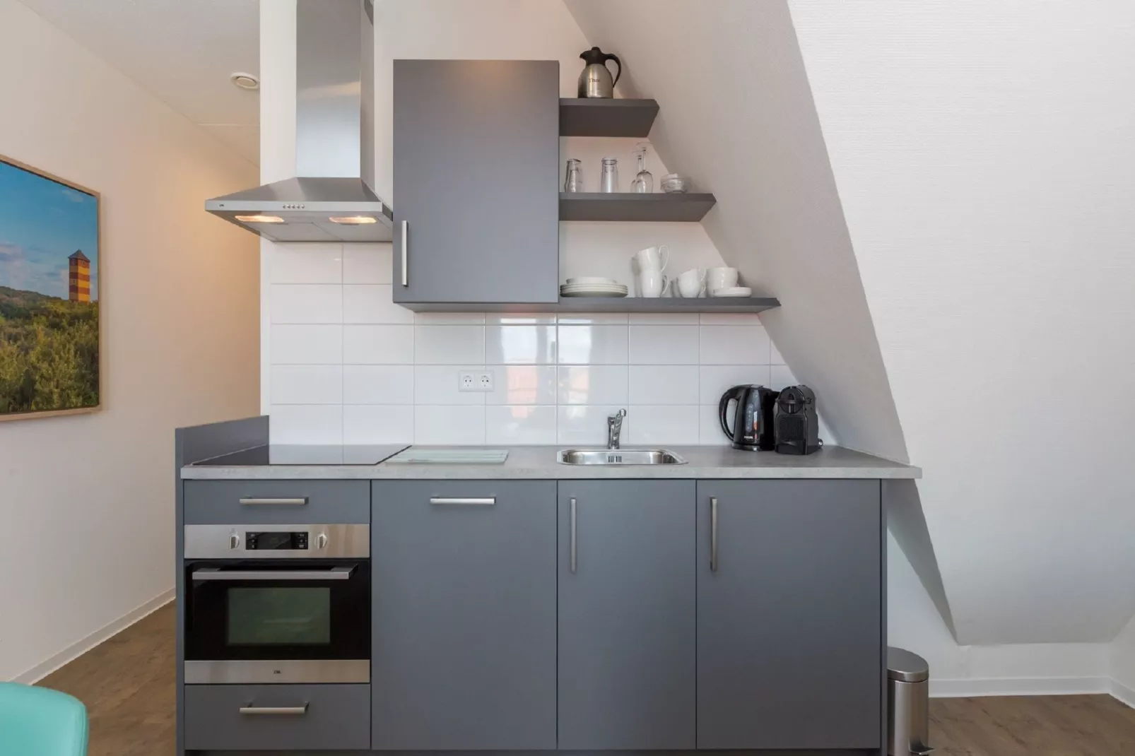Aparthotel Zoutelande - 2 pers luxe studio - huisdier-Kitchen