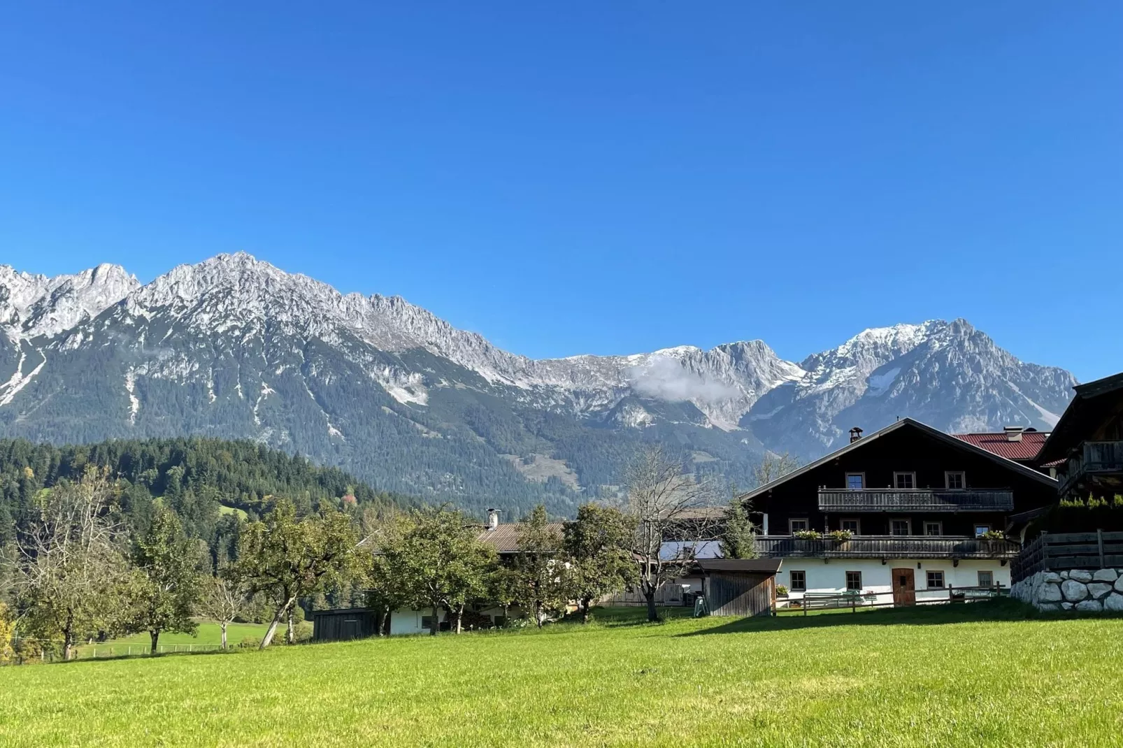 Ferienhaus am Wilden Kaiser-Exterior summer