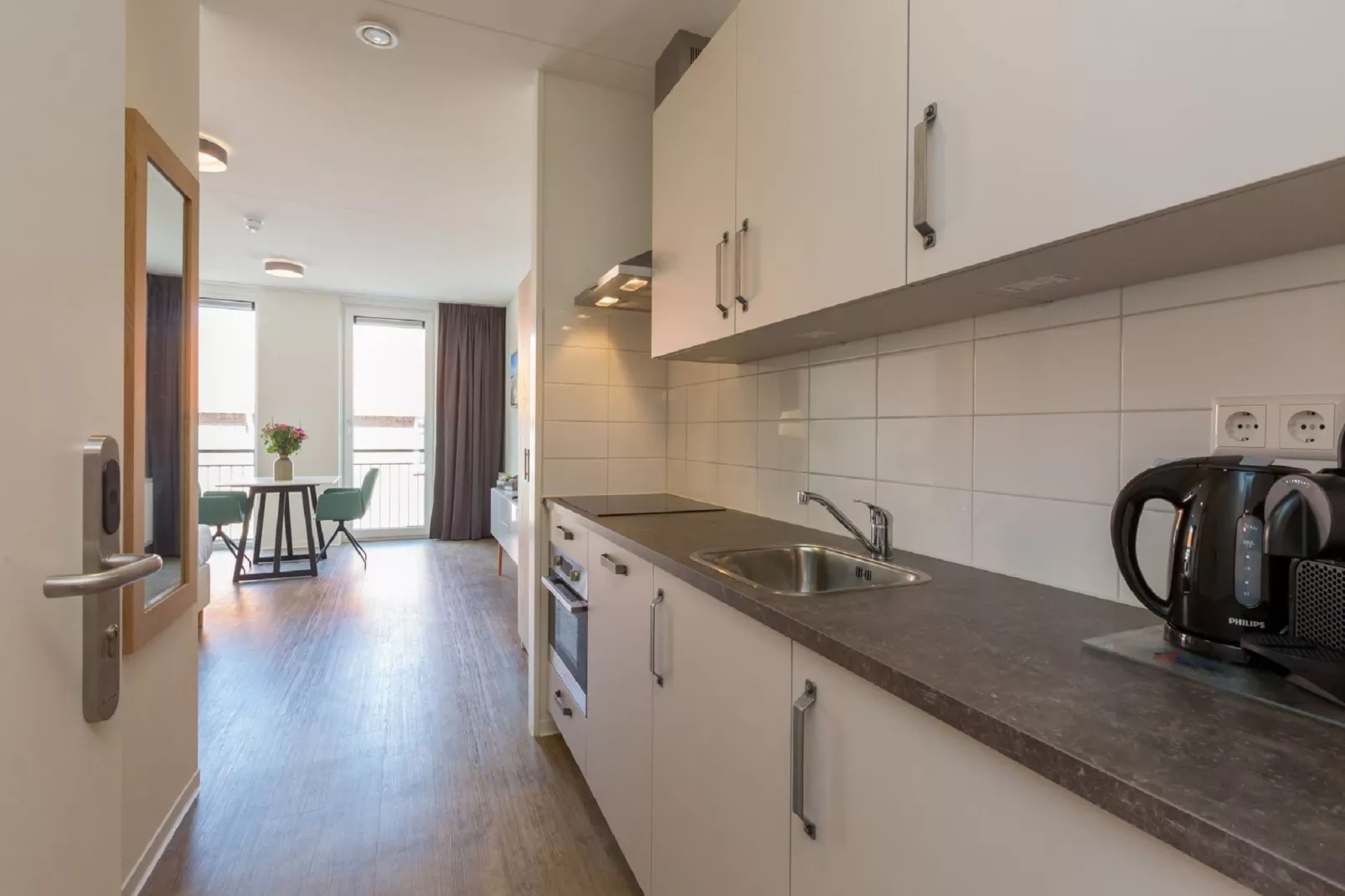 Aparthotel Zoutelande - 2 pers luxe studio - huisdier-Kitchen