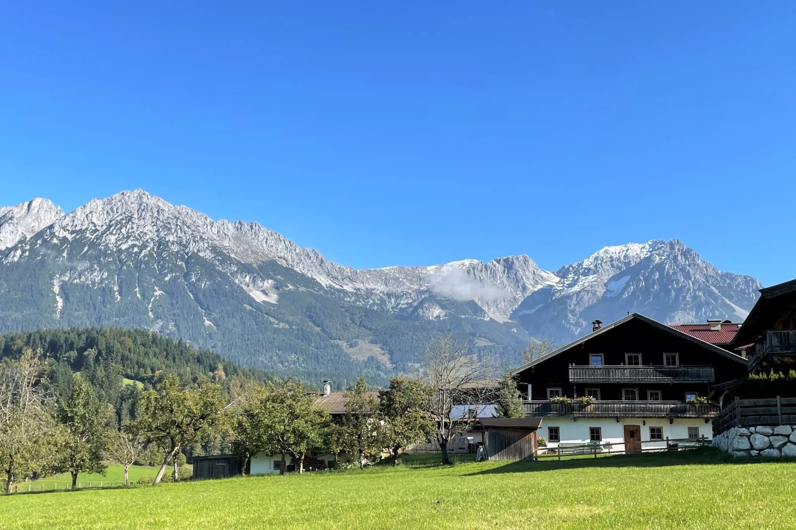 Ferienhaus am Wilden Kaiser-Exterior summer