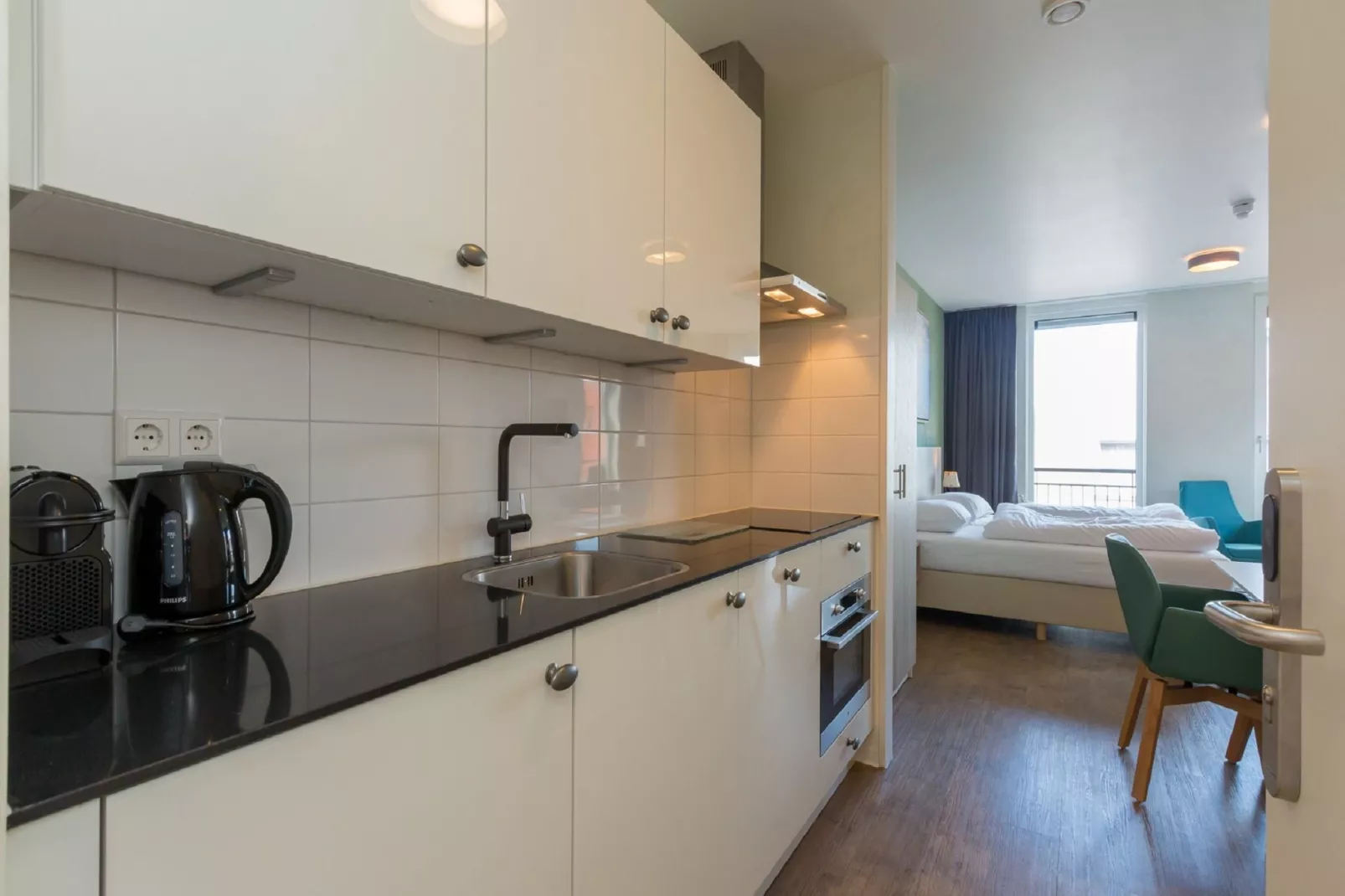 Aparthotel Zoutelande - 2 pers luxe studio - huisdier-Kitchen