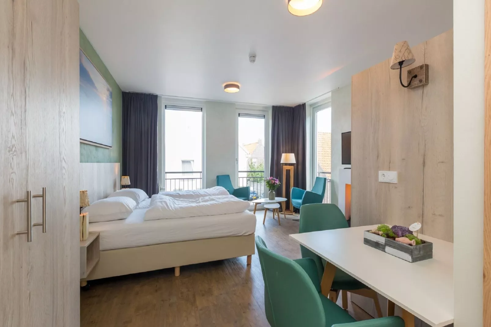Aparthotel Zoutelande - 2 pers luxe studio - huisdier-Bedroom