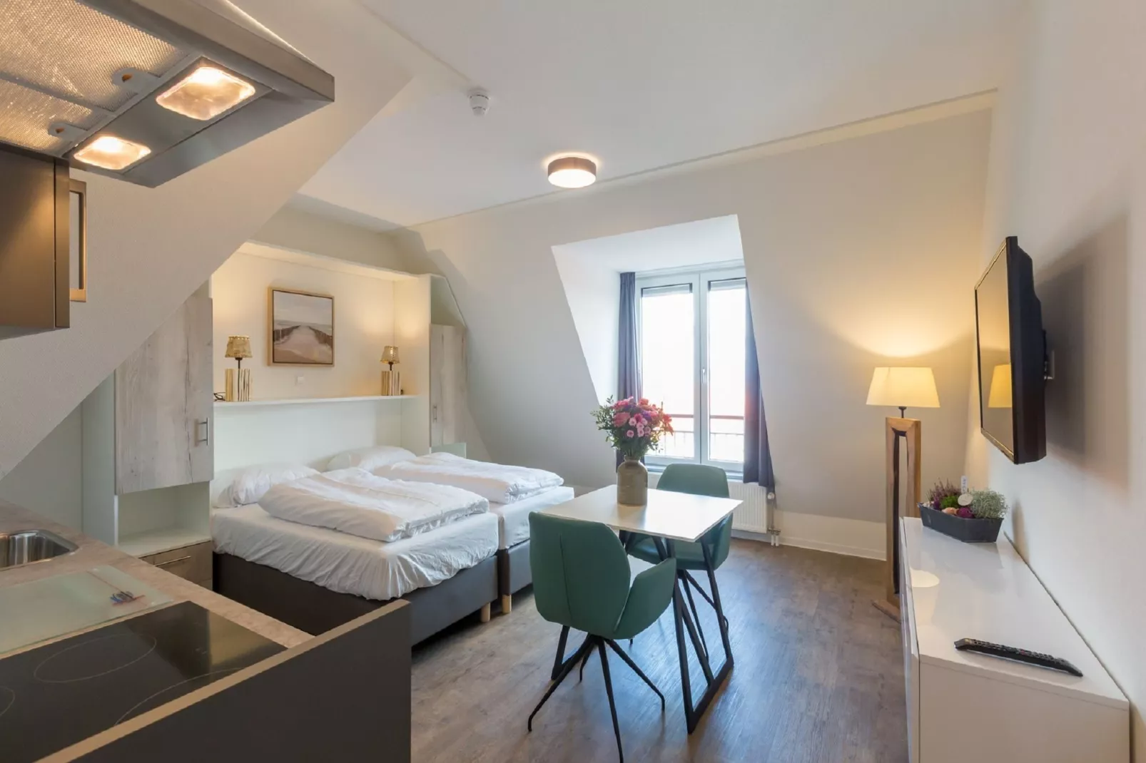 Aparthotel Zoutelande - 2 pers luxe studio - huisdier-Bedroom