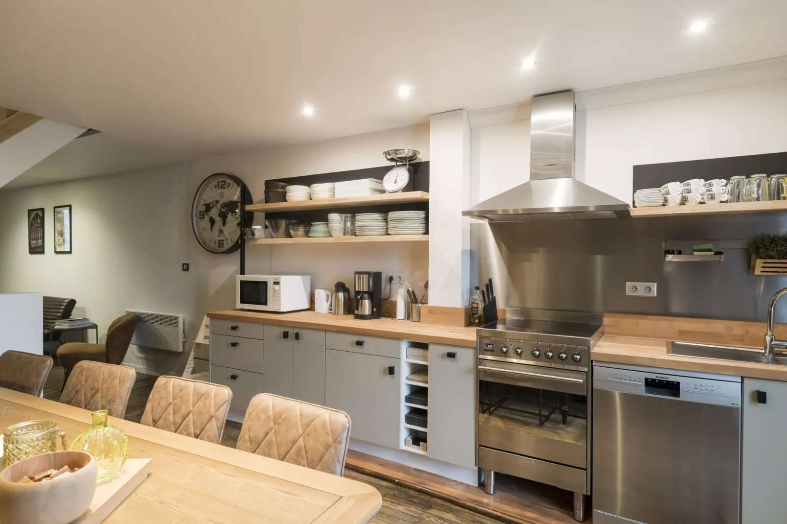 Lovely holiday home near Joset Alain-Kitchen