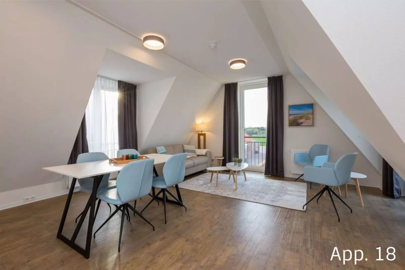 Aparthotel Zoutelande - 6 pers luxe appartement huisdier-Living room