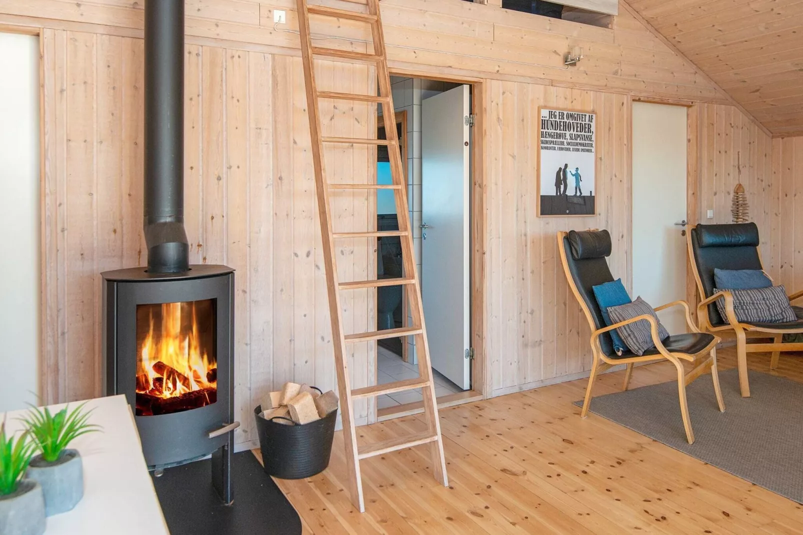 Maison de vacances pour 6 a Ringkøbing-Intérieur