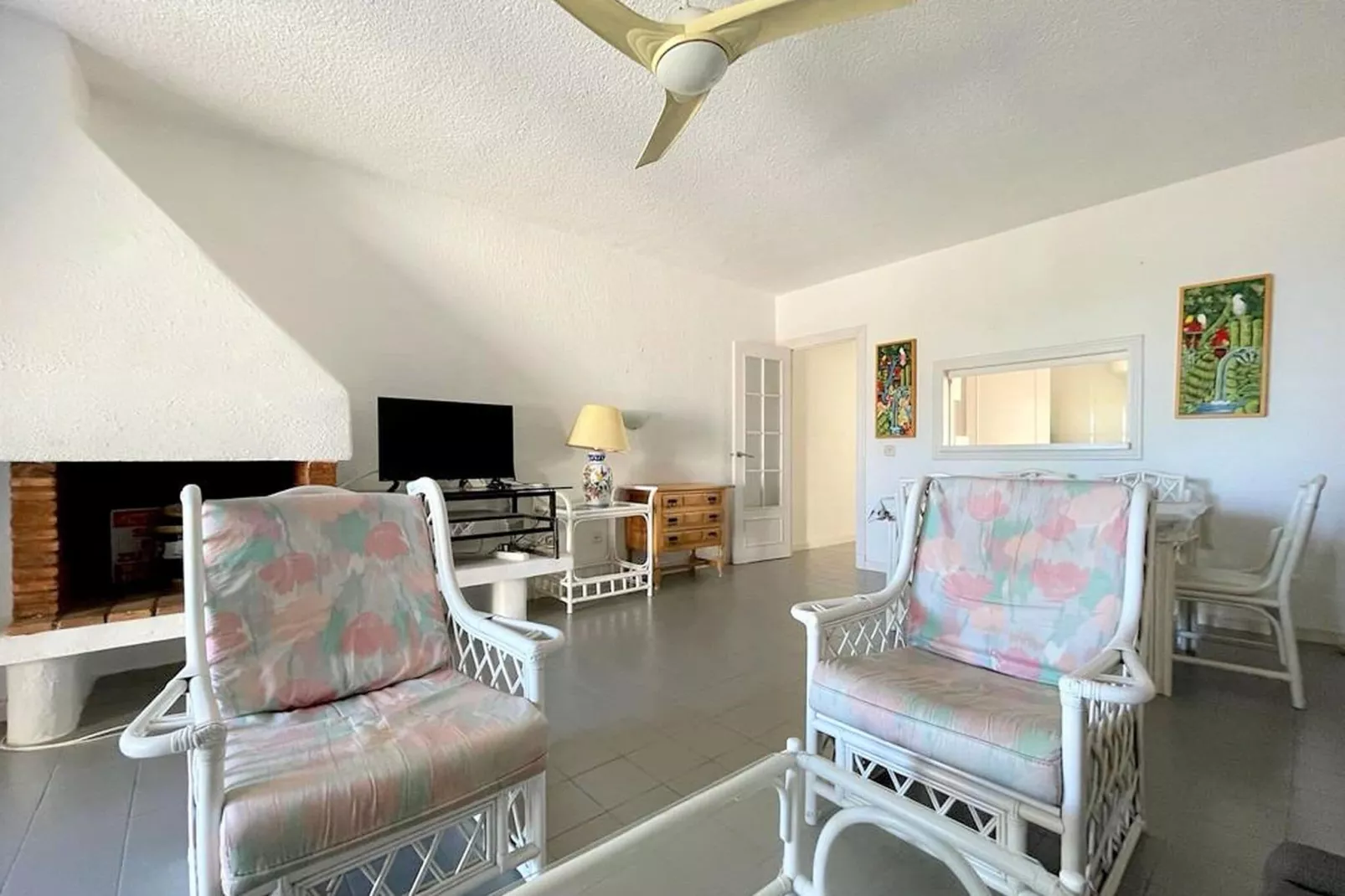 Los Kiwis 1ª línea de playa-Living room