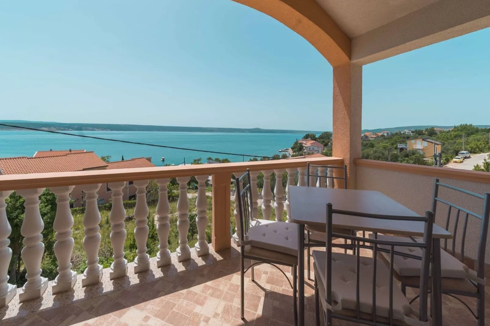 Villa Jasenice-Terrace balcony