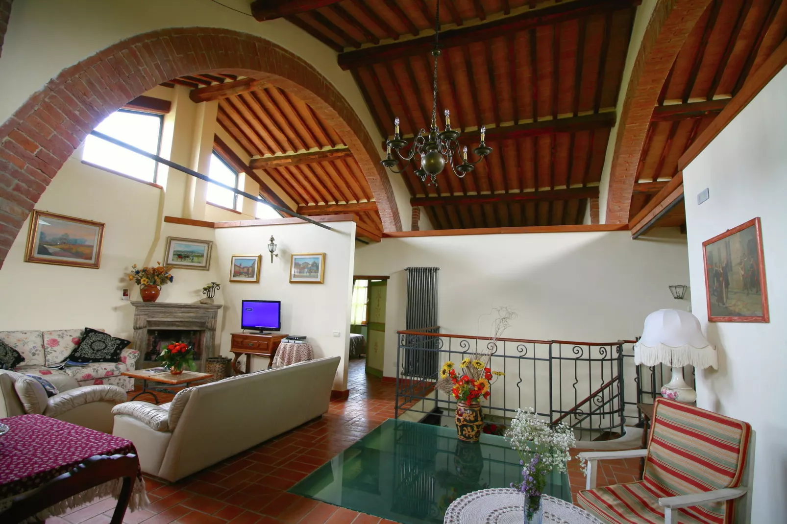 Villa Rapolano-Living room