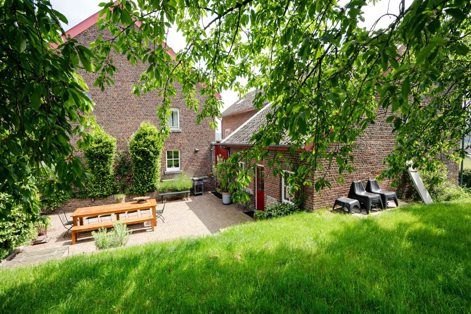 Buitenhuis De Graef-Gärten Sommer