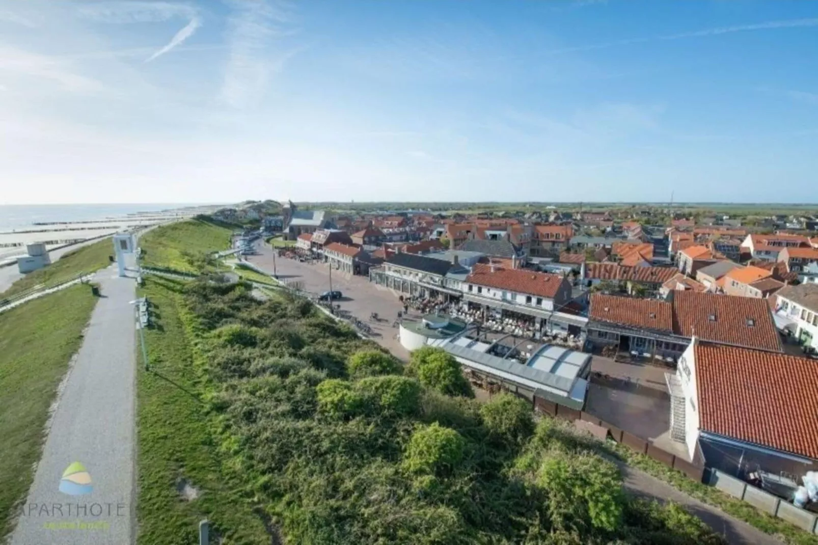 Aparthotel Zoutelande - Luxe 3-persoons appartement-Außenbereich Sommer
