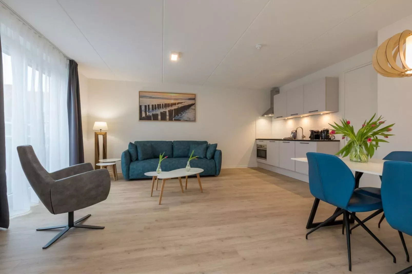 Aparthotel Zoutelande - Luxe 3-persoons appartement-Außenbereich Sommer