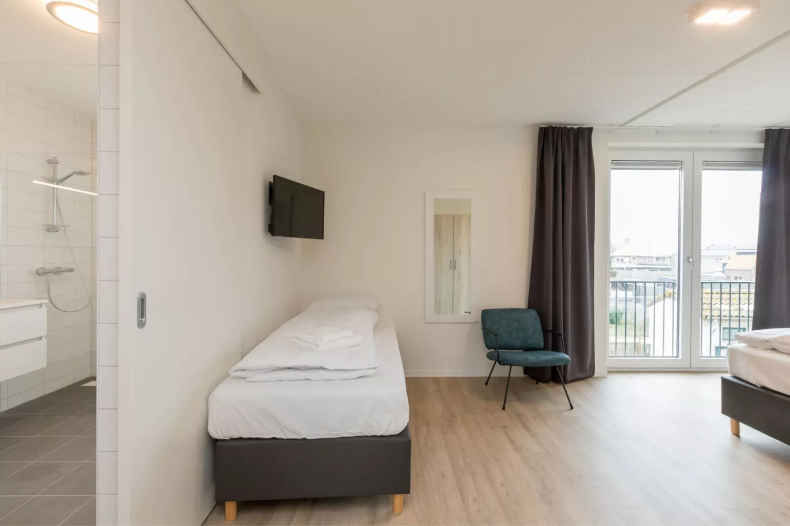 Aparthotel Zoutelande - Luxe 3-persoons appartement-Schlafzimmer
