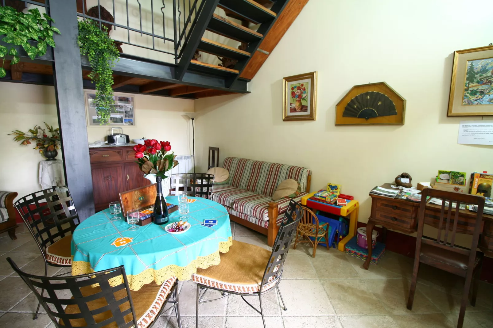 Villa Rapolano-Recreation room
