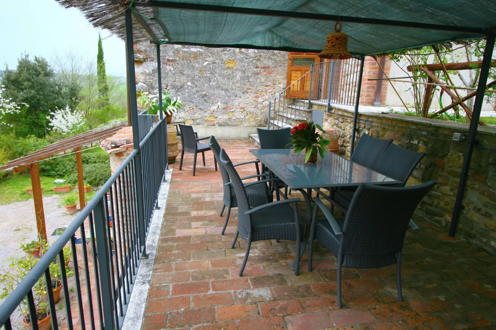 Villa Rapolano-Terrace balcony
