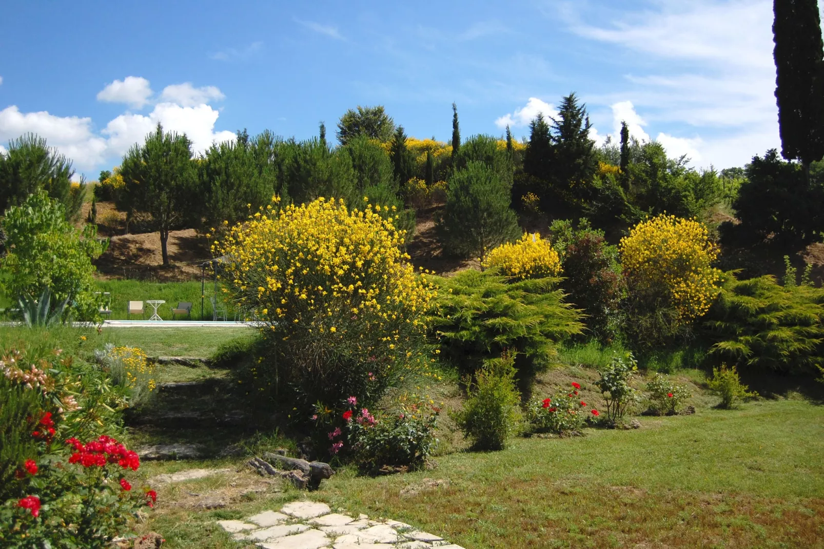 Villa Rapolano-Gardens summer