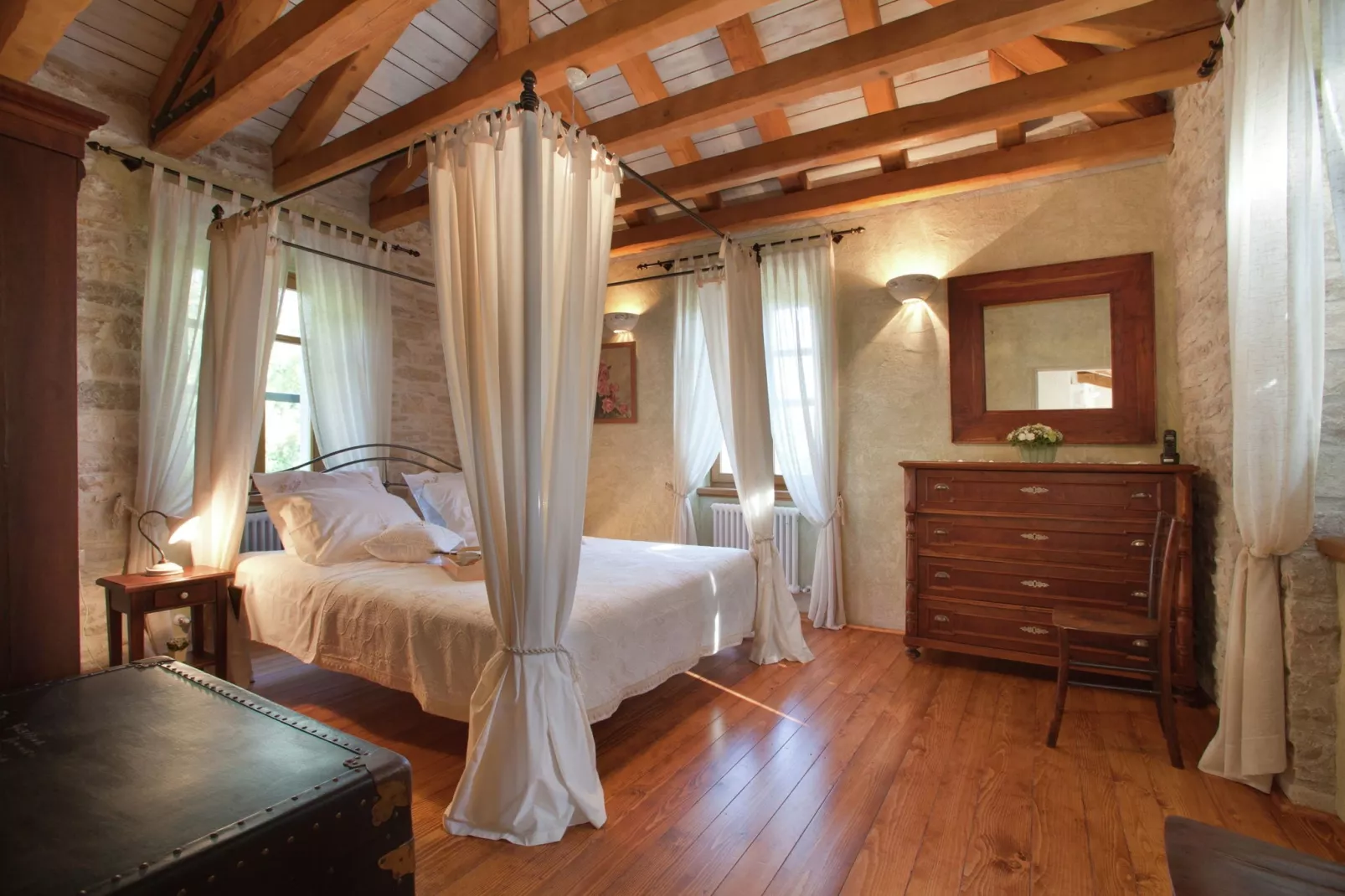 Villa Gelci-Schlafzimmer