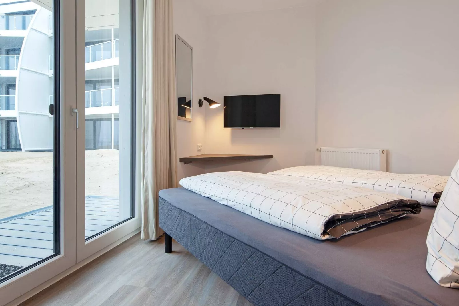 Gemütliches modernes Apartment mit Meerblick-Innenbereich