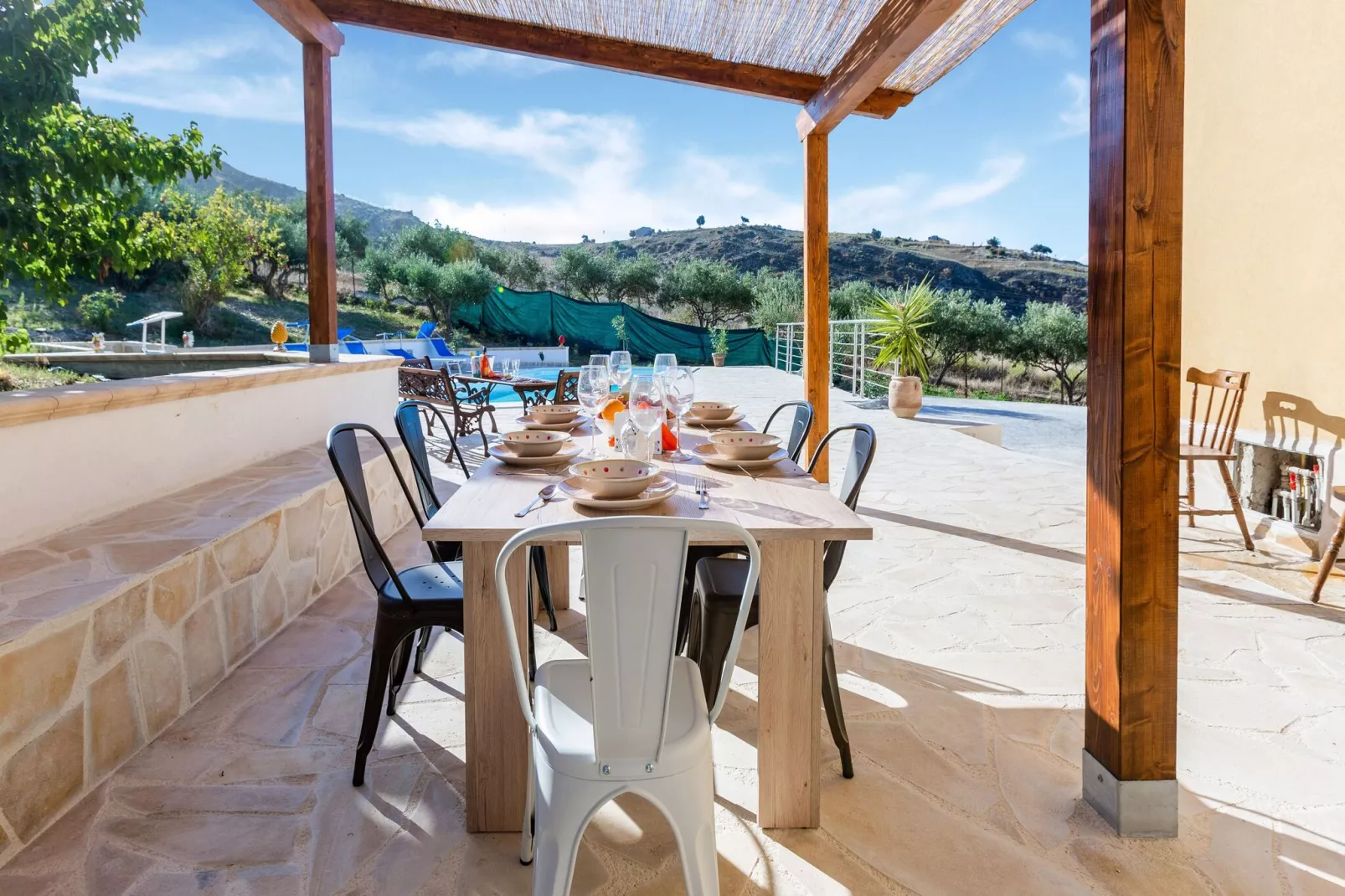 Casa Intera per 12 Persone-Terrace balcony