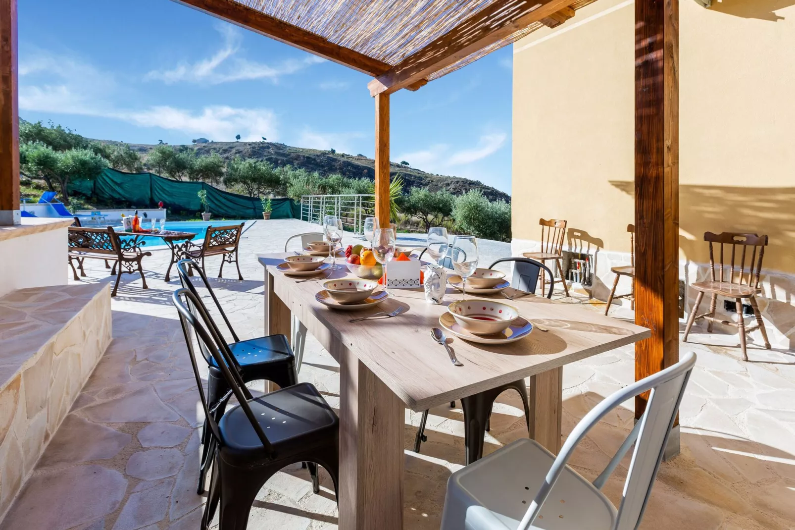 Casa Intera per 12 Persone-Terrace balcony