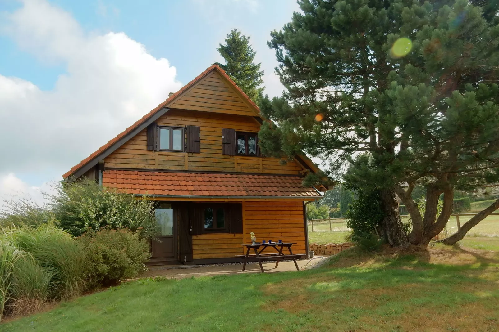 Chalet - LA HOUBE-Exterior summer