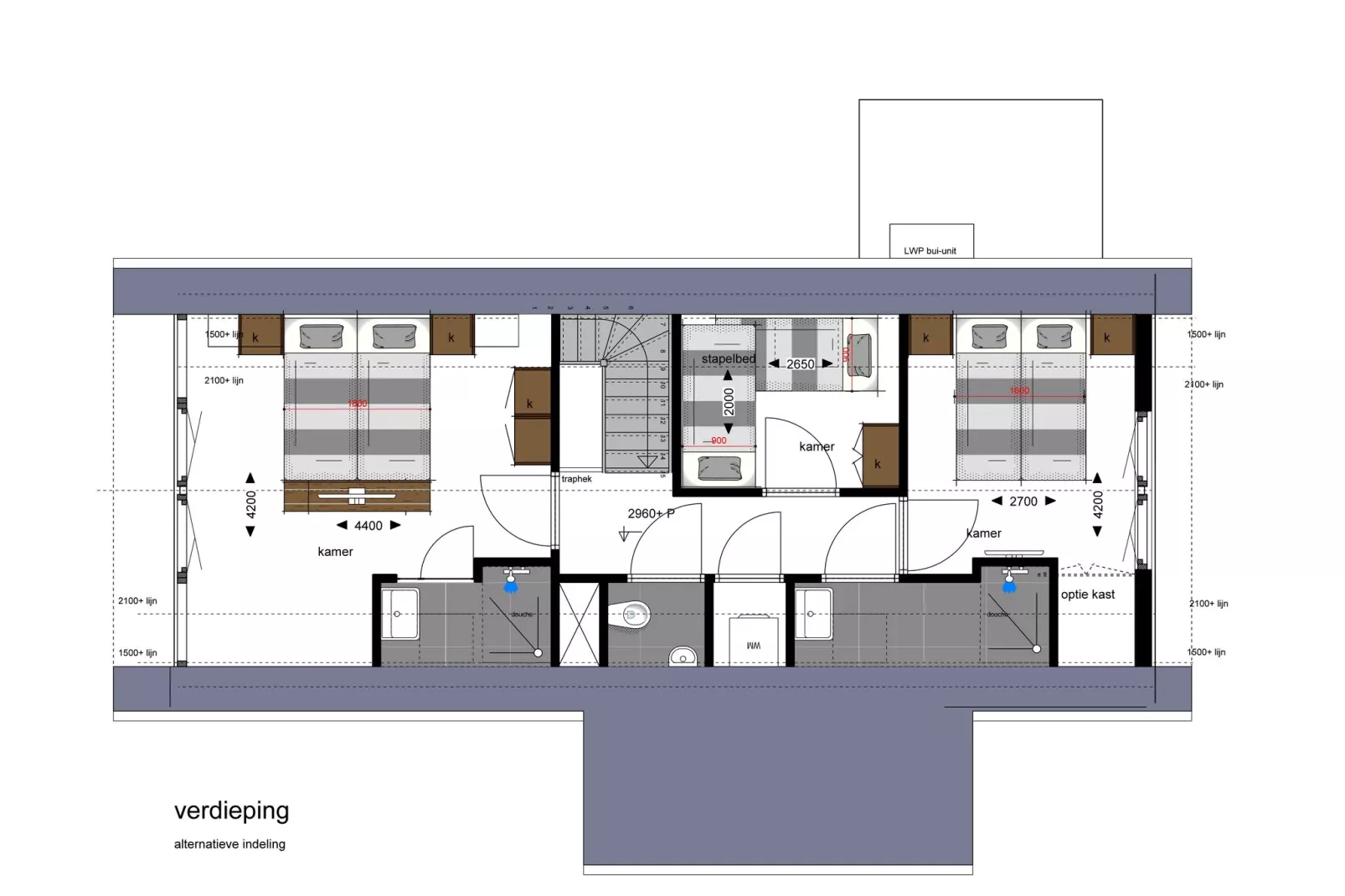Watervilla Seis-Floor plan