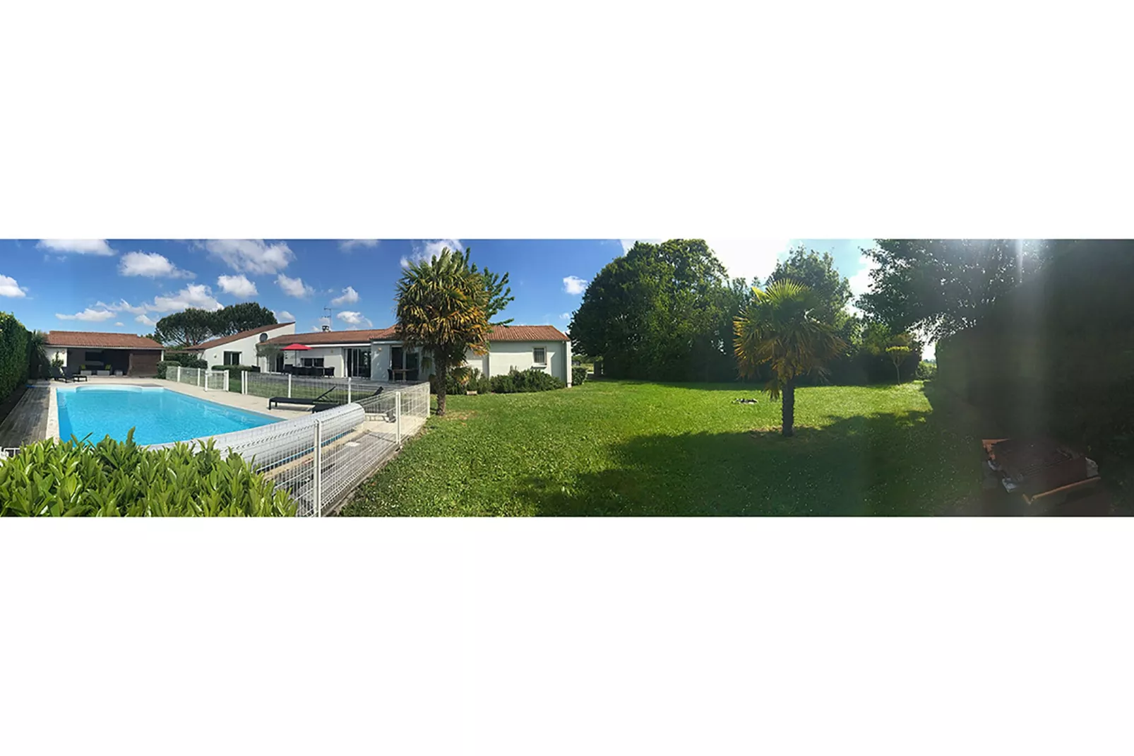 Villa Petite Champagne-Gardens summer