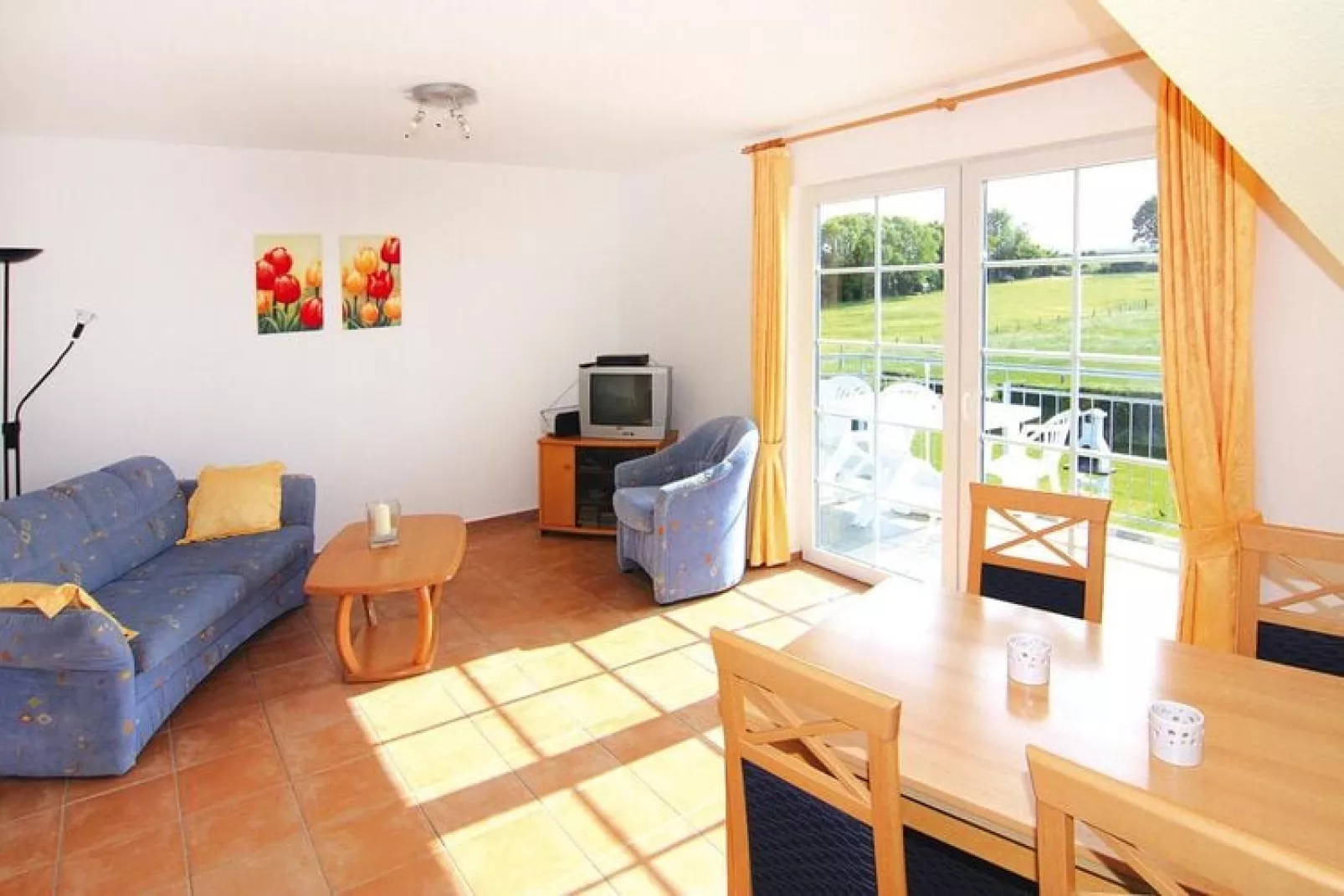 2-Raum-App EG Terrasse Peerkoppel klein 40 qm-Living room