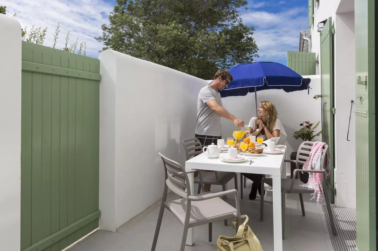 Rêve d'île 2-Terrassenbalkon