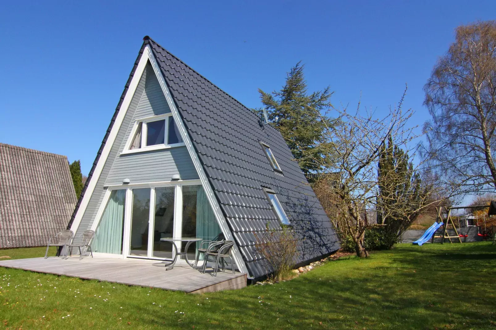 Ferienhaus Damp 90 qm 4 Personen-Außenbereich Sommer