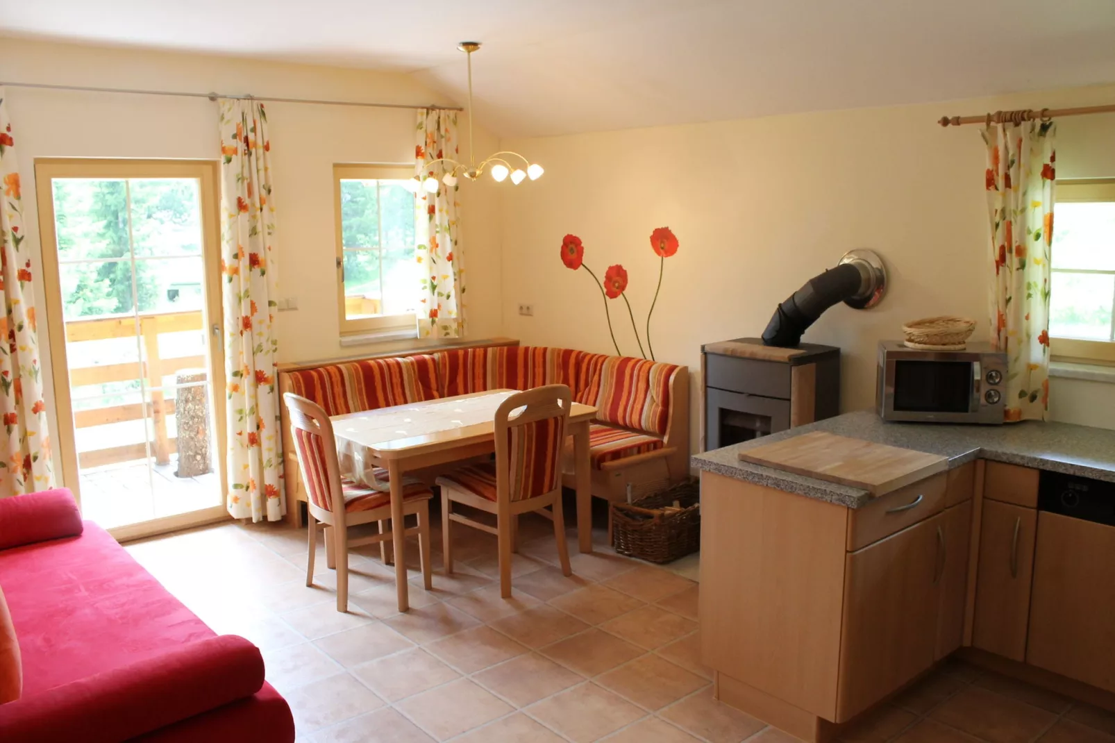 Chalet Almblick-Living room