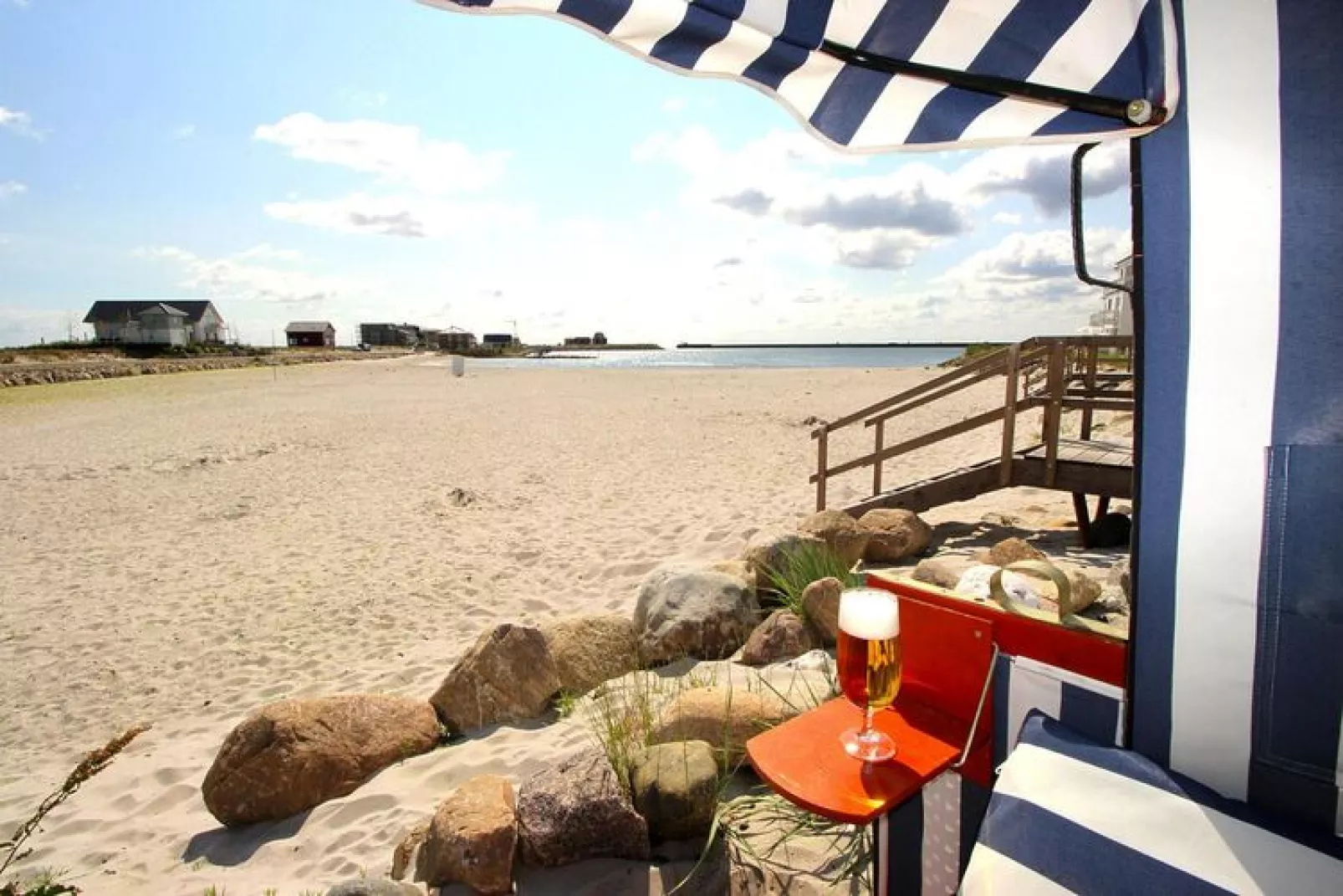 Doppelhaushälfte Ostseeresort Olpenitz-Villa Libelle 93 qm 1-4 Pers-Terrasse
