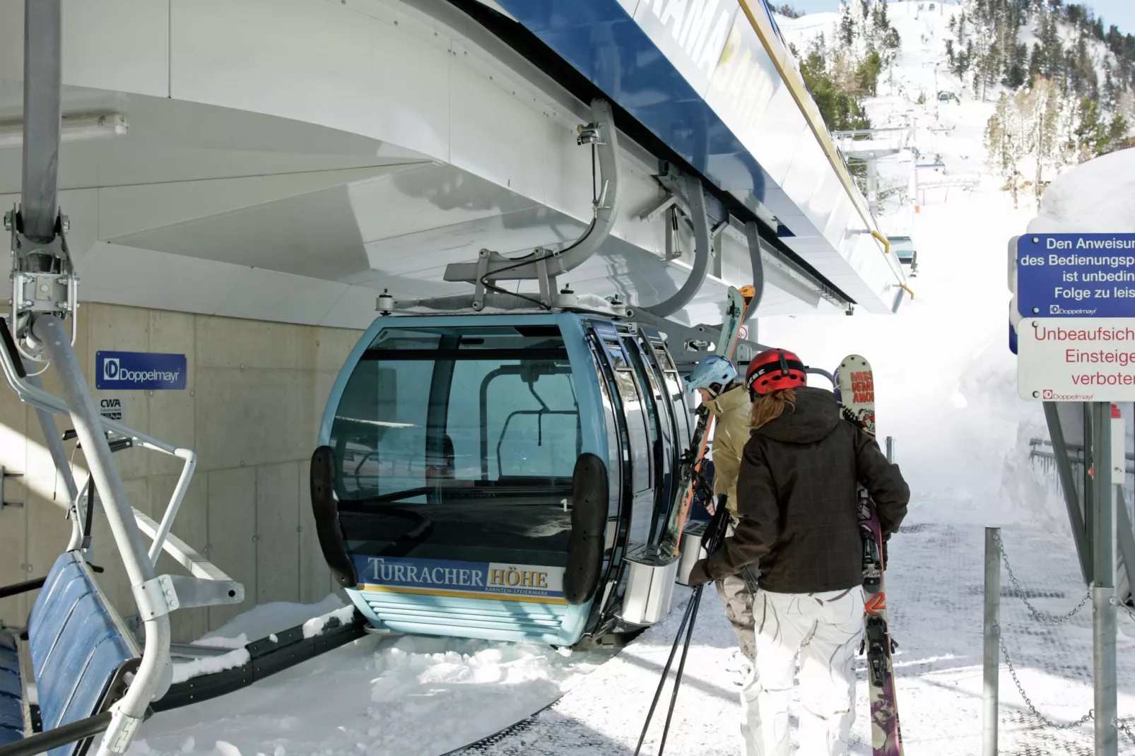 Chalet Almblick-Area winter 1km