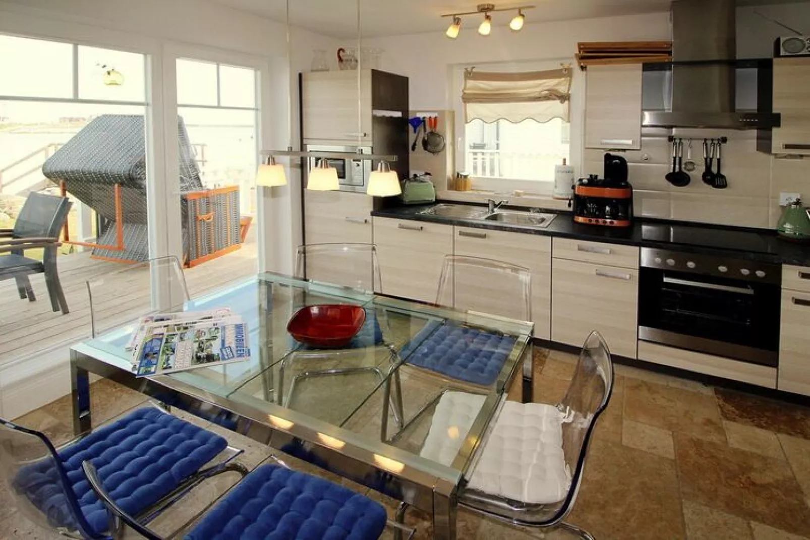 Doppelhaushälfte Ostseeresort Olpenitz-Villa Libelle 93 qm 1-4 Pers-Küche
