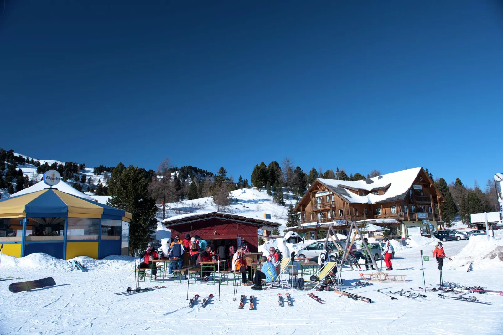 Chalet Almblick-Area winter 1km
