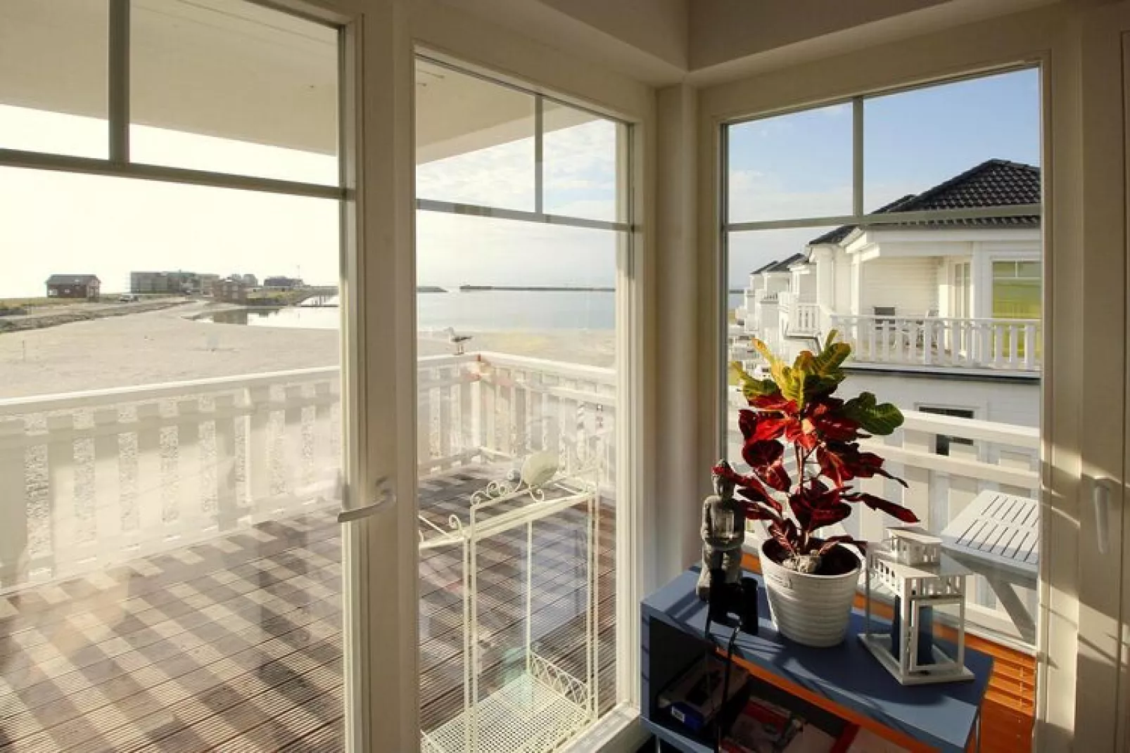 Doppelhaushälfte Ostseeresort Olpenitz-Villa Libelle 93 qm 1-4 Pers-Terrasse