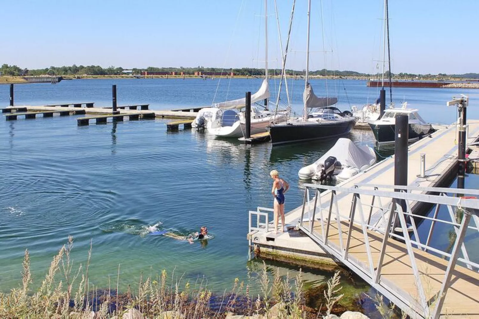 Doppelhaushälfte Olpenitz-Villa Libelle 93 qm 5-6 Pers-Water view