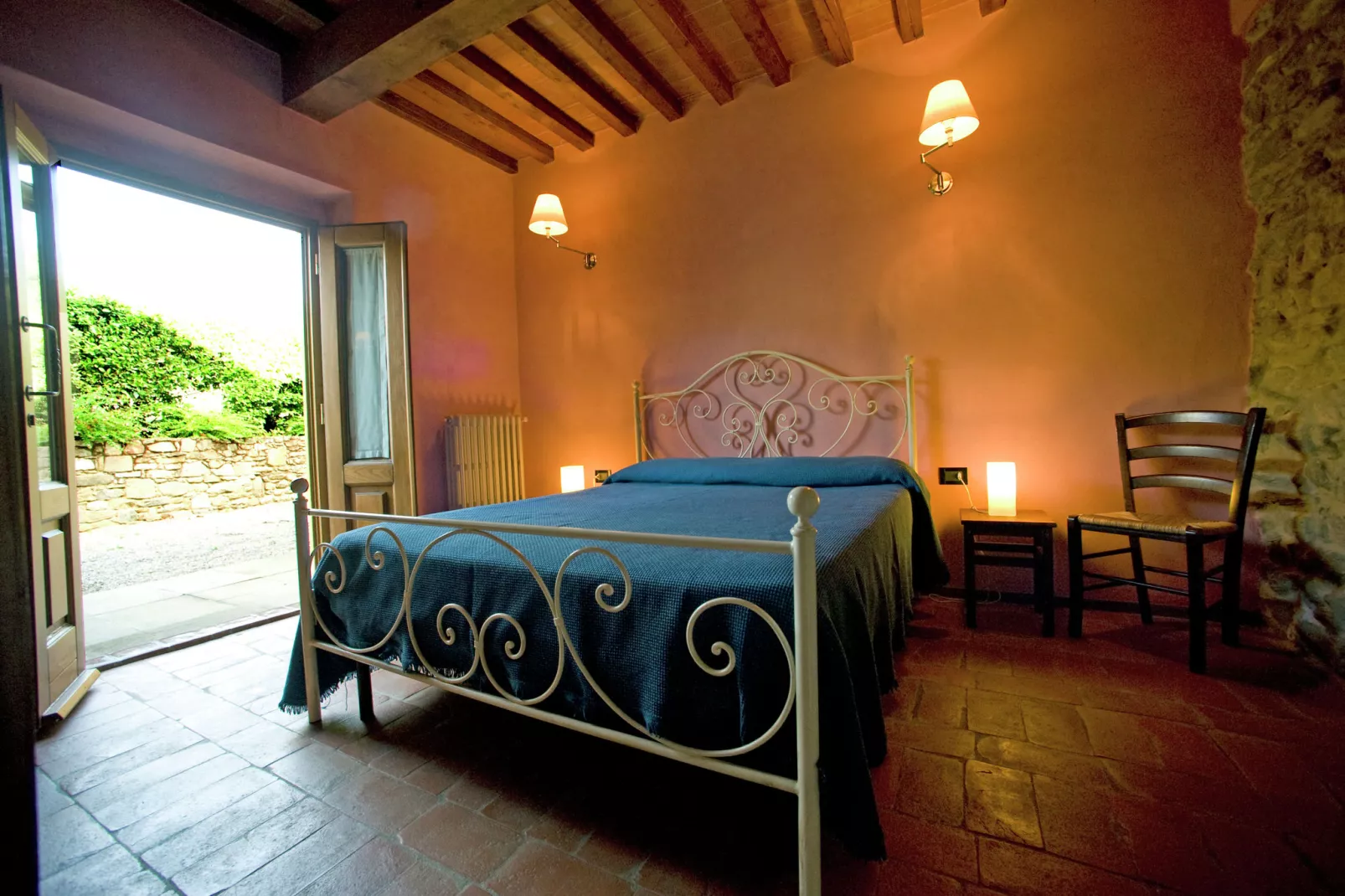 Podere Pulicciano Orciaia-Bedroom