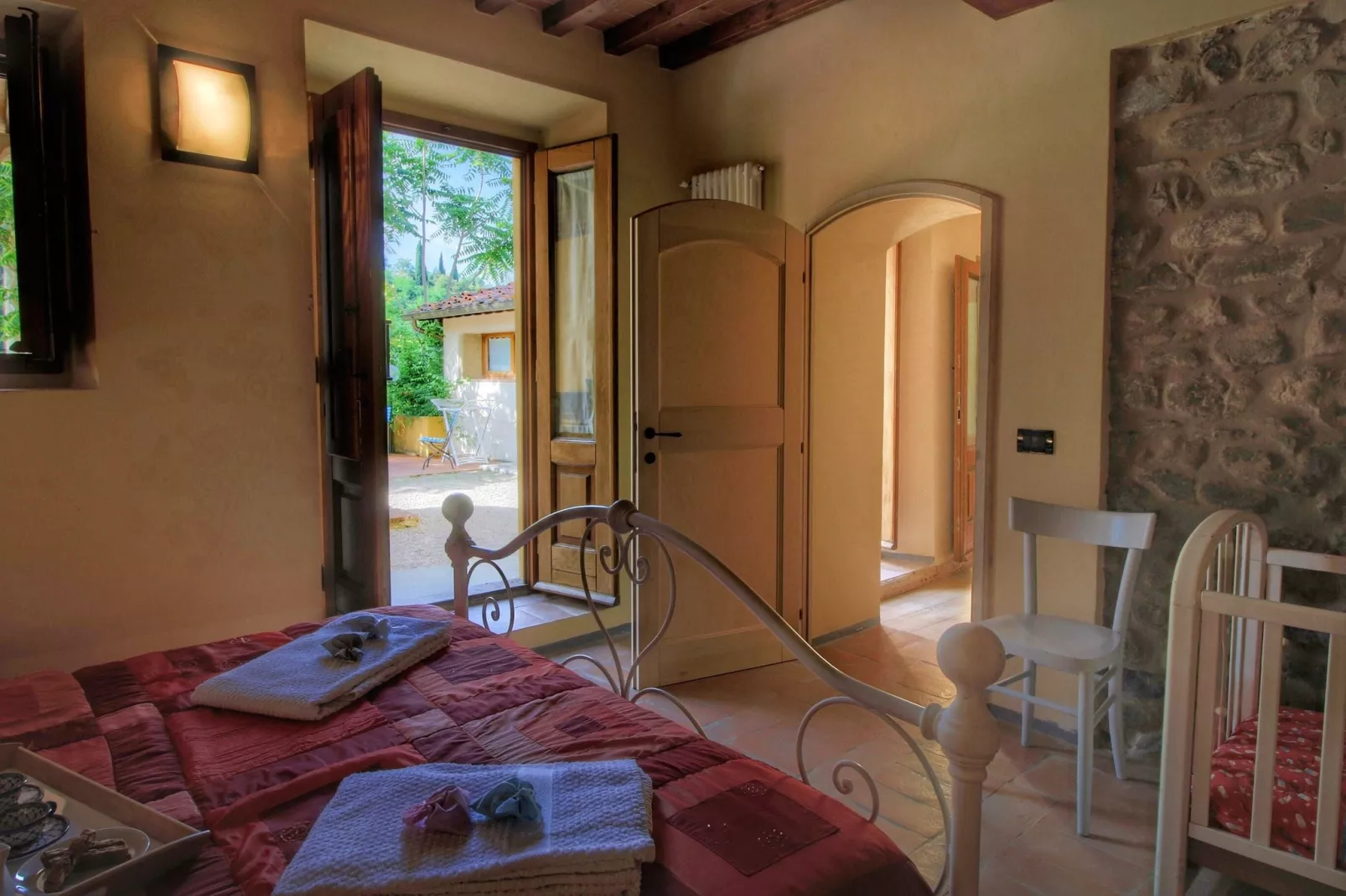 Podere Pulicciano Pozzo-Bedroom