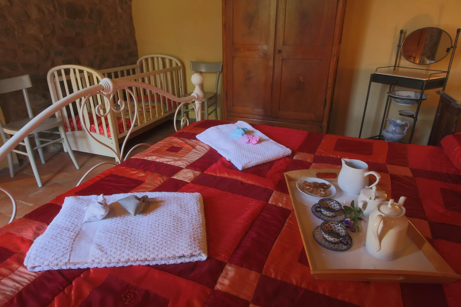 Podere Pulicciano Pozzo-Bedroom